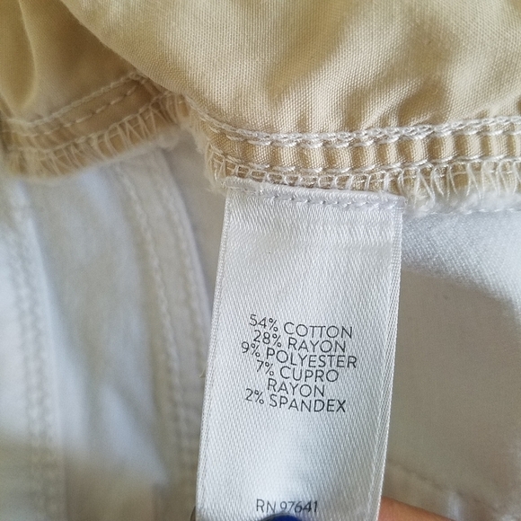 J.JILL Denim Authentic Fit Slim Ankle White Jeans Size 16 - Picture 11 of 13